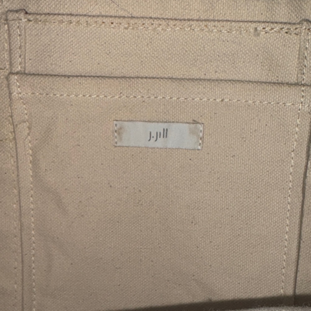 Elegant Cream J.Jill Medium Size Tote Bag — image 3 of 6